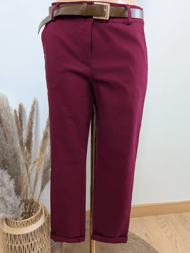 Pantalon Axel bordeau Du S au XXL