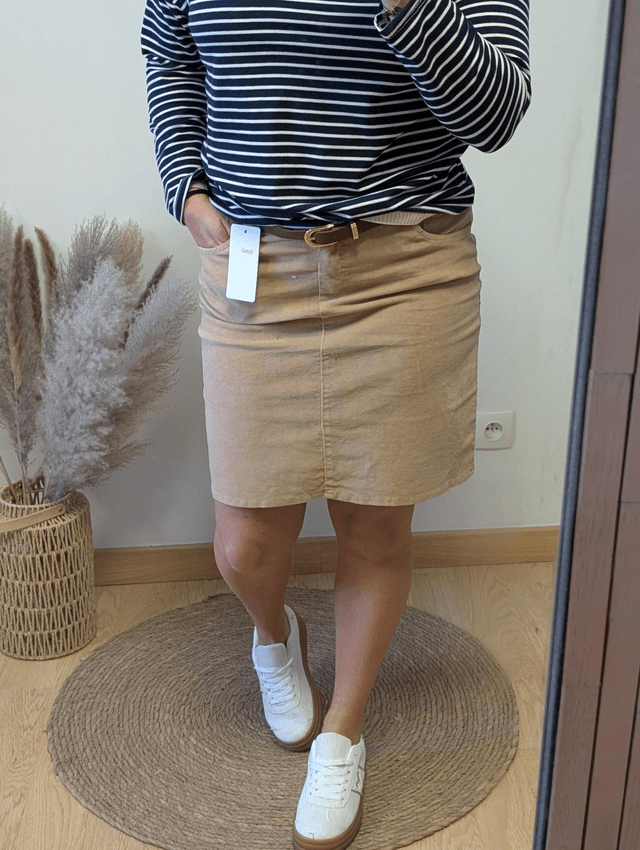 Jupe velours Anais du S au XXL