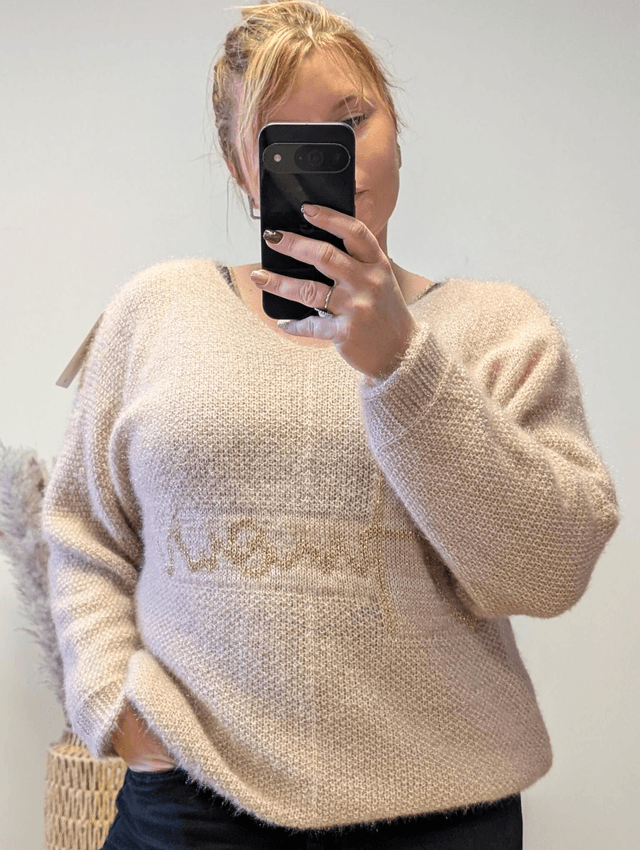 Pull amour beige TU 36/44