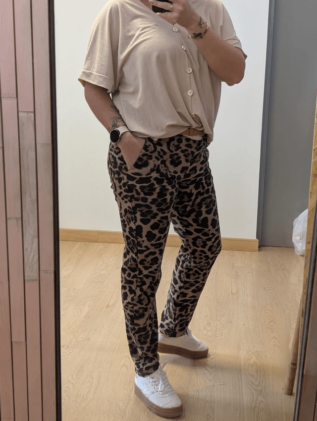 Pantalon Léopard