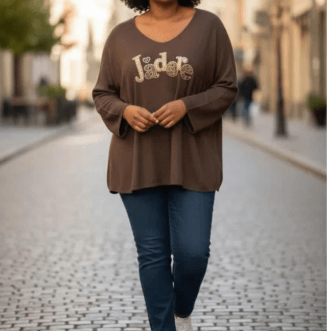 Pull J'adore bordeau TU 44/50