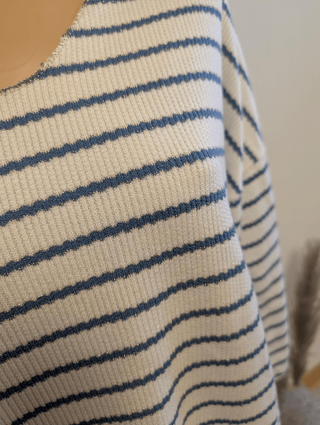 Pull Margaux bleu jeans TU 34/42