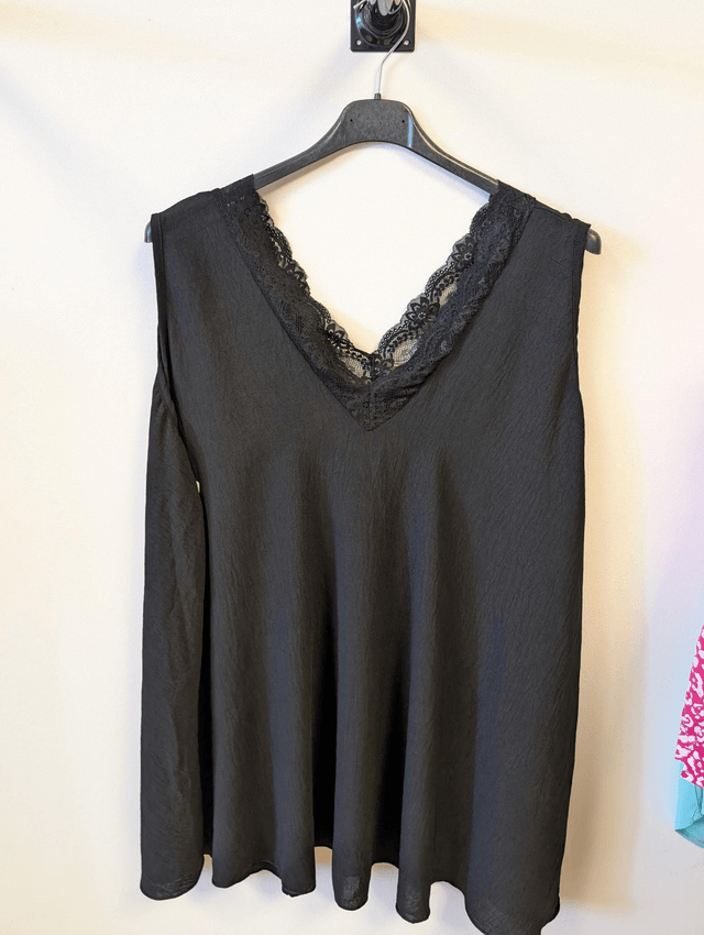 Top Hortense noir TU 46/52