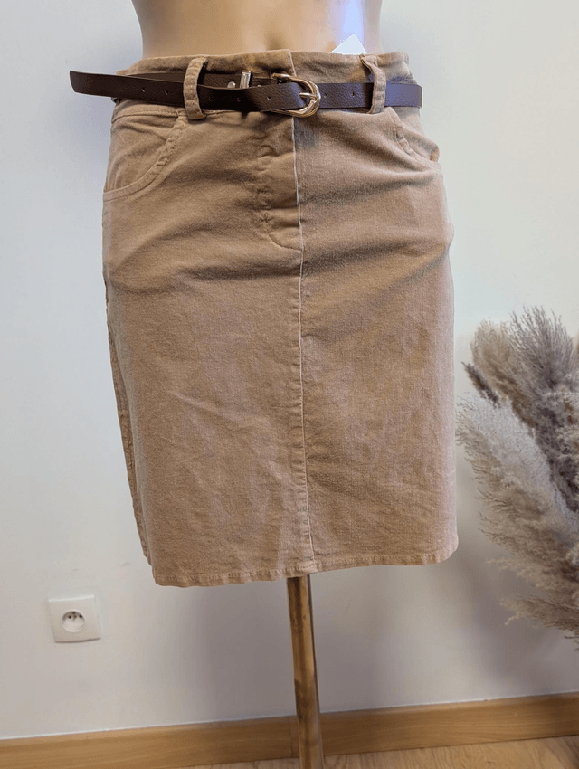 Jupe velours Anais du S au XXL