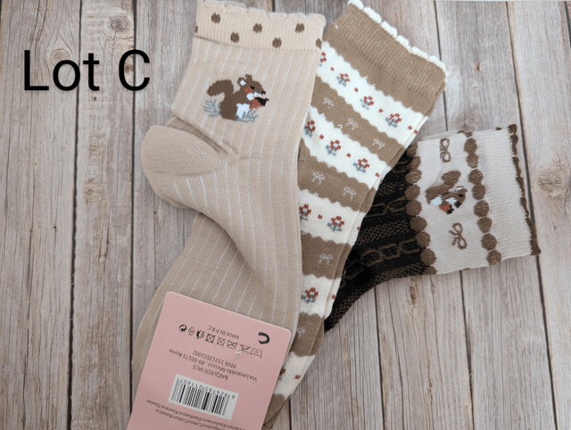 Lot de 3 chaussettes TU 35/40