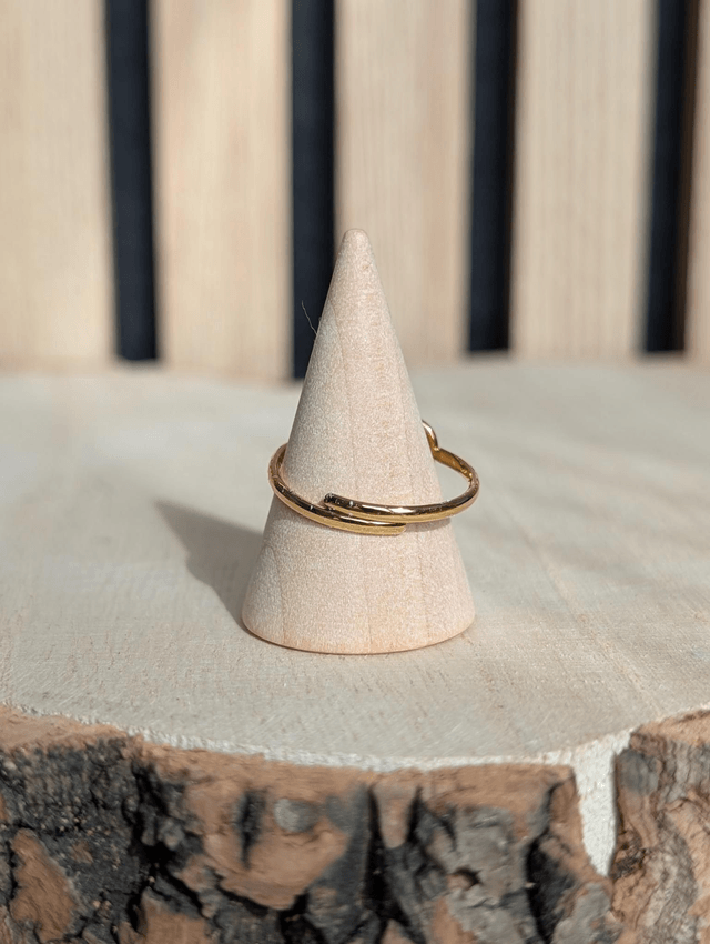 Bague coeur argenté 