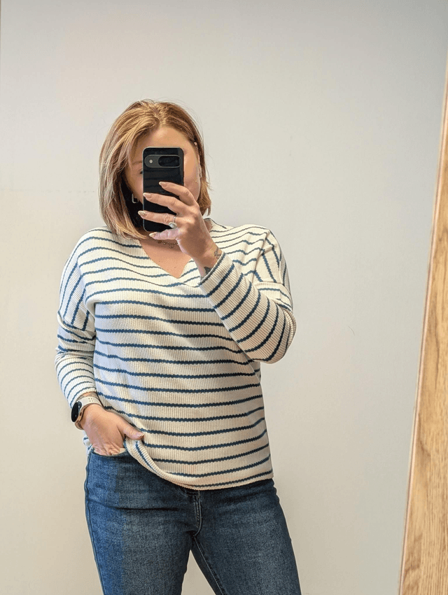 Pull Margaux turquoise TU 34/42