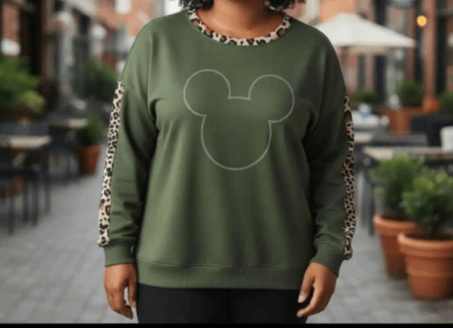Top mickey bordeaux TU 44/50