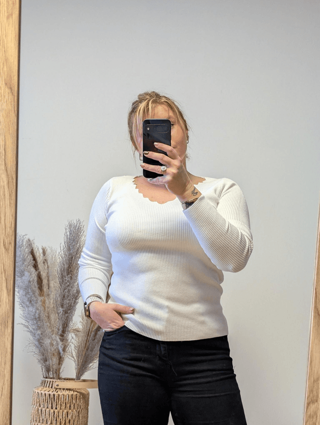 Top Enya blanc TU 34/40