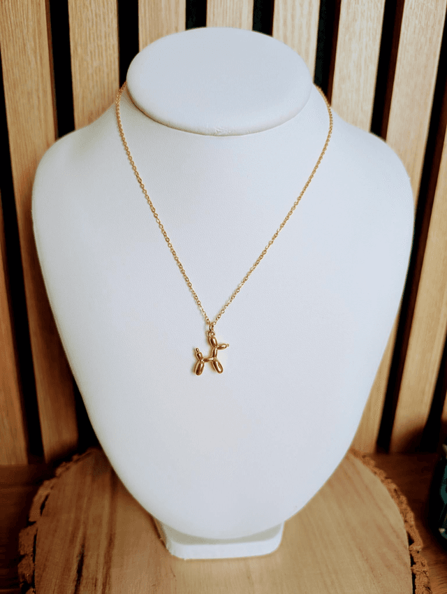 Collier doré chien 