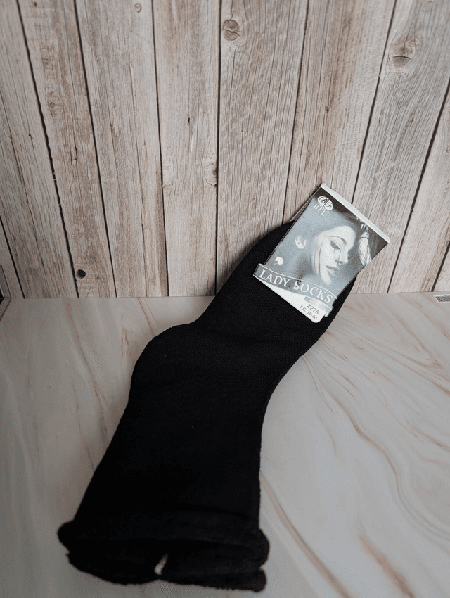 Chaussette double noir TU 35/40
