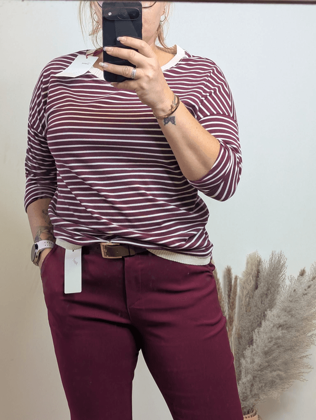 Top Diane bordeaux TU36/42
