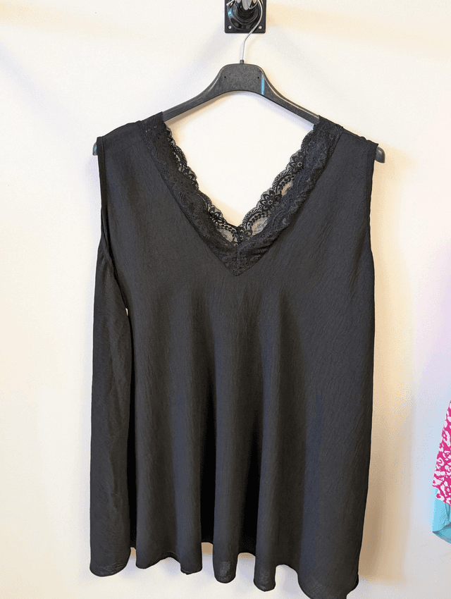 Top Hortense noir TU 46/52