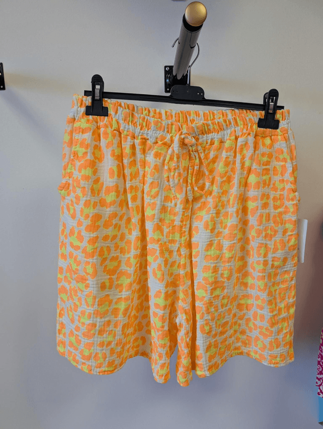 Short léopard orange TU44/50