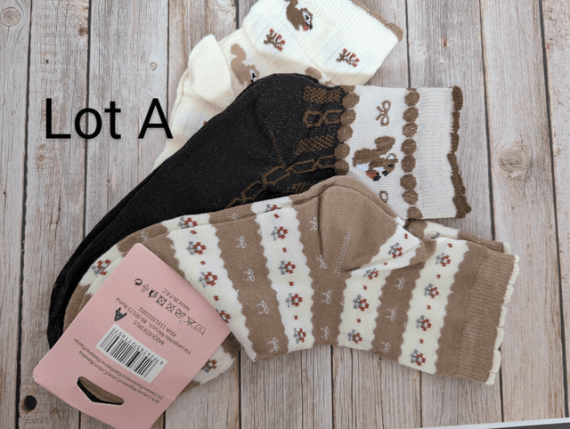 Lot de 3 chaussettes TU 35/40