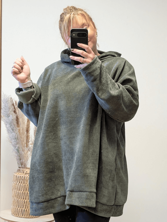 Pull capuche astride kaki TU 40/46