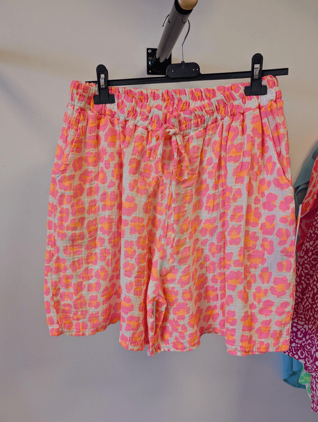 Short léopard rose TU 44/50