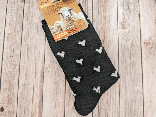 Chaussette coeur 